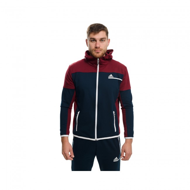 Adidas Red and Blue Men's Tracksuit