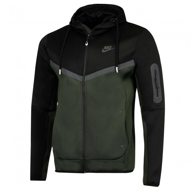 Nike Black and Green Men's Tracksuit