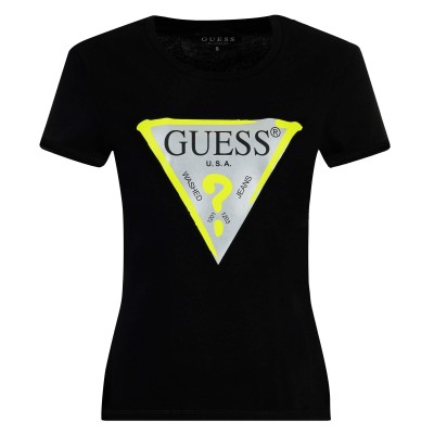 Guess Black & Neon Women's T-Shirt
